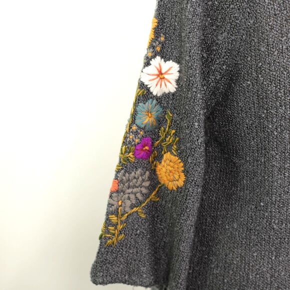 Soft Surroundings Carolina Embroidered Sweater 3/4 bell sleeve size S - Picture 12 of 12